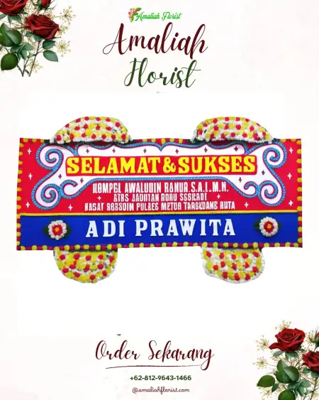 Papan Bunga Ucapan Selamat Cijambe